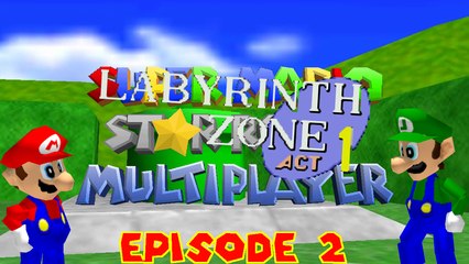 Longplay Super Mario Star Road Multiplayer avec MarioandOlimar - Épisode 02 - Labyrinth Zone