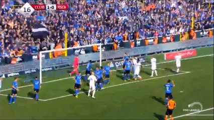 Розыгрыш угловых игроками ''Андерлехта''