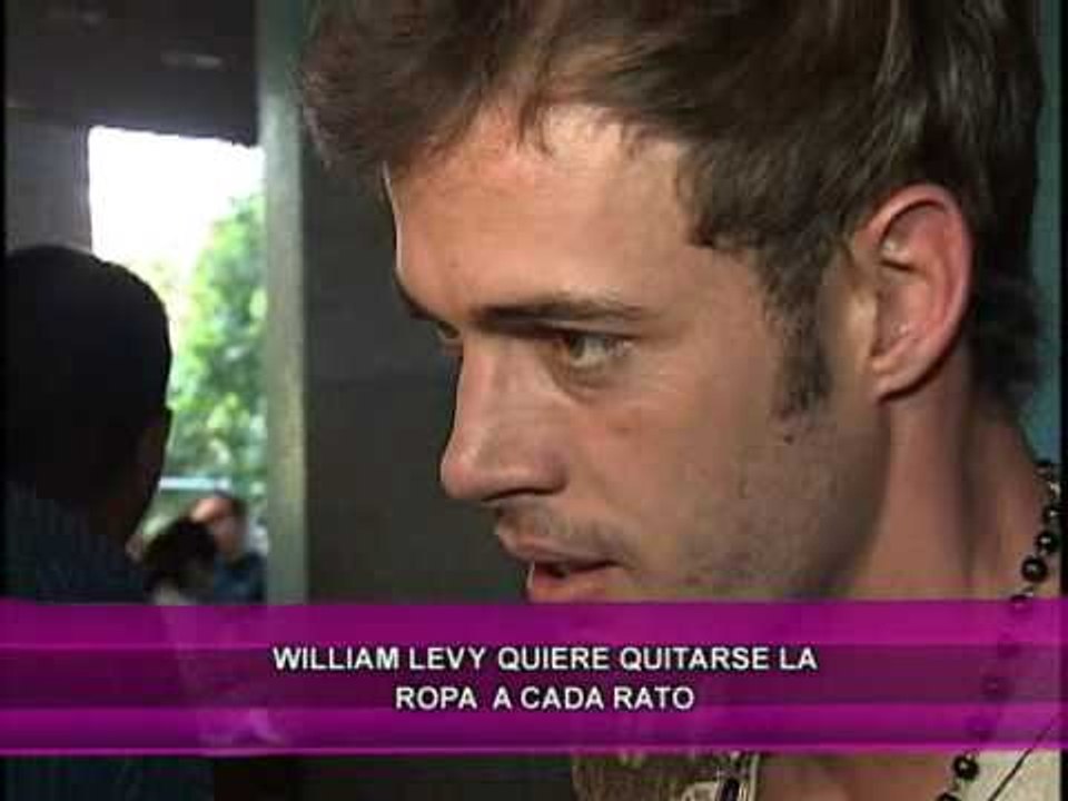 William Levy quiere posar desnudo