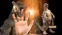 Godzilla Finger Family Rhymes For Children | Godzilla Cartoons 2D Finger Family Nursery Rhymes