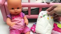 Baby Doll How to Change Diapers Nenuco Baby Dolls Bedtime Newborn Babies Nenuco Baby Doll Videos