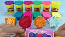 Glitter Play Doh Ice Cream Popsicles with Message Biscuits Molds Fun and Creative for Kids