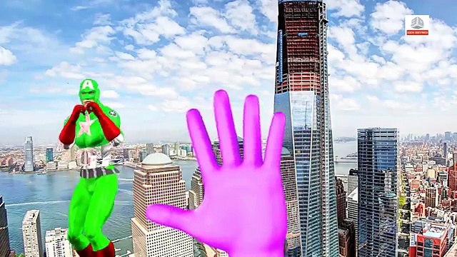 Капитан Америка Finger Семья Супер Героев Стишки | Потешки | Развлечения Обучающие Видео