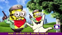 Minions Police Finger family nursery rhymes | Minions Police Finger family song for children