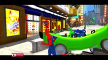 COLORS BANANA CARS RACE EPIC PARTY & COLORS SPIDERMAN NURSERY RHYMES SONGS FOR CHILDREN