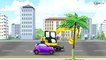 The Blue Cement Mixer Truck at the Construction Site | Bip Bip Cars & Trucks Cartoon for children