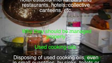 26. What you should never do, throw the used oil, if you want to preserve Environment