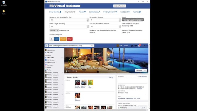 How to Download a list of your Facebook Groups with Software - FB Virtual Assistant My Groups