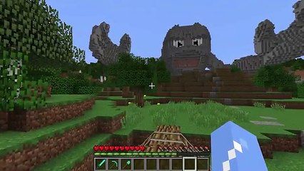 MINECRAFT vs POKEMON GO - GIGA GEODUDE VS REZENDEEVIL !!