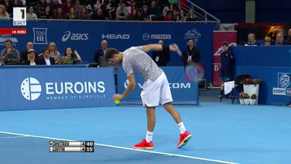 Grigor Dimitrov -  David Goffin 7:5, 6:4
