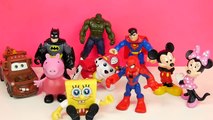 SURPRISE EGGS Toy collection! Spiderman Cars Mickey Batman Paw Patrol Toys Bath Time - 720HD