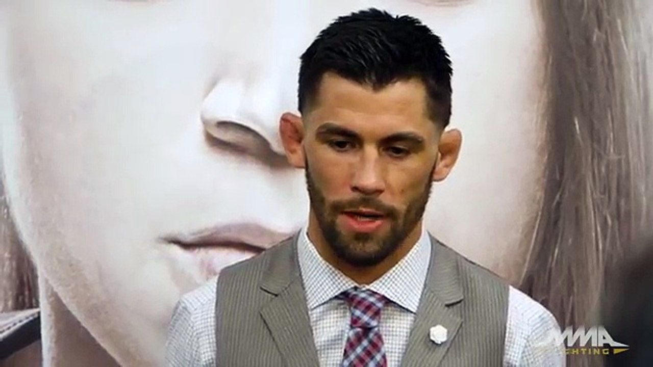 Dominick Cruz UFC 207 media day scrum