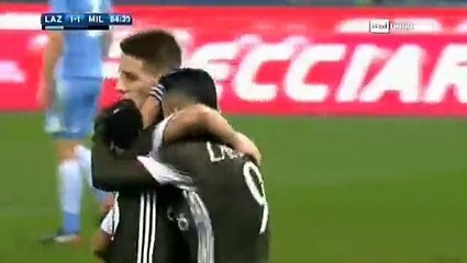 Suso Goal Lazio 1 - 1 AC Milan SA 13-2-2017