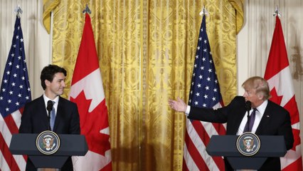 Key moments from Trump's news conference with Trudeau