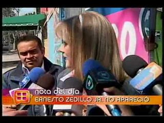 Ernesto Zedillo Jr. no atiende a su hijo