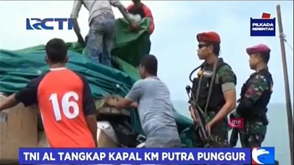 TNI AL Tangkap Kapal KM Putra Punggur Bawa Barang Elektronik Asal Singapura