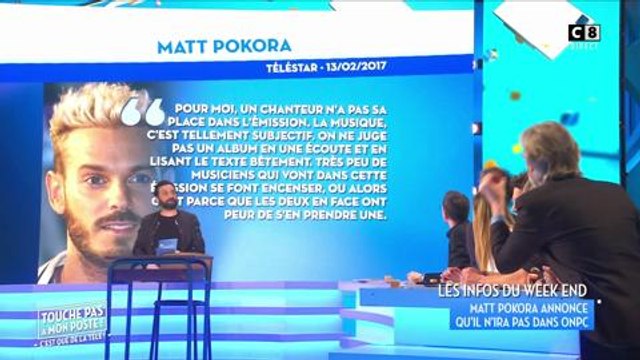 TPMP : Gilles Verdez trouve M. Pokora courageux de refuser d'aller dans ONPC