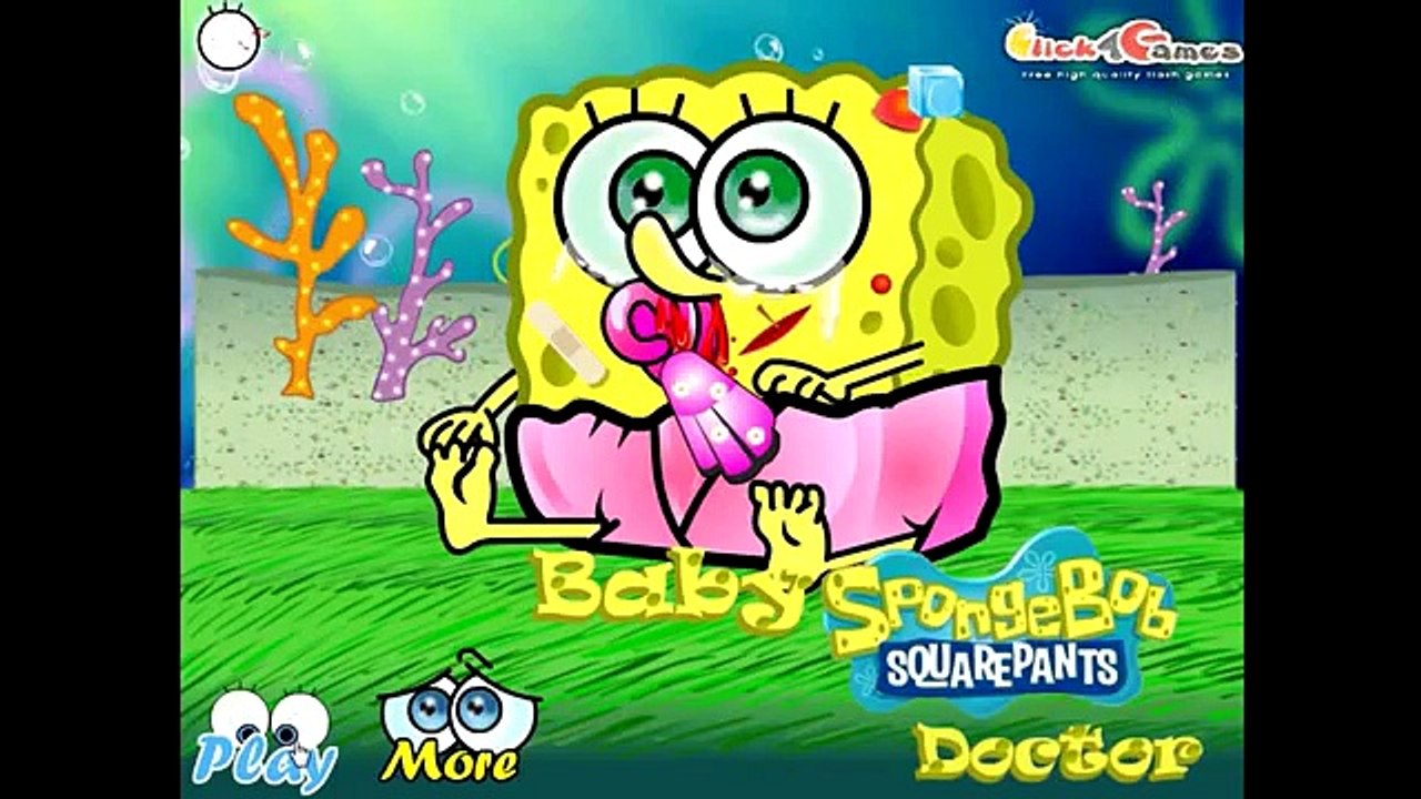 Baby SpongeBob Doctor - Cartoon Movie Game for Kids new HD