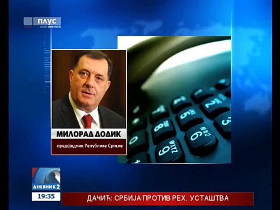 Dodik- Ne može samo srpsko nacionalno pitanje ostati neriješeno na Balkanu