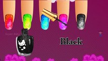 Learn Colors with Nail Arts | Hello Kitty Colours to Kids Children Toddlers Baby Learning Videos