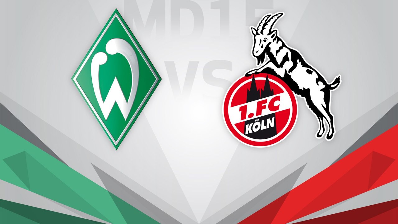 15tes Liga Werder Bremen - Köln