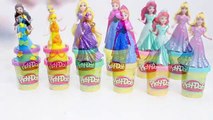 Disney Princess MagiClip Collection Play Doh Magic Clip Dolls 플레이도우 겨울왕국 엘사 안나 공주 인형 장난감