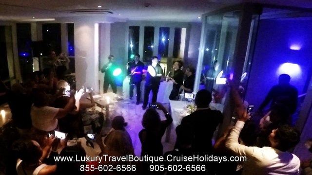 Puerto Rico Oceano Club Dance Party -Cruise Holidays | Luxury Travel Boutique 955-602-6566 855-602-6566 Kingsway Etobi