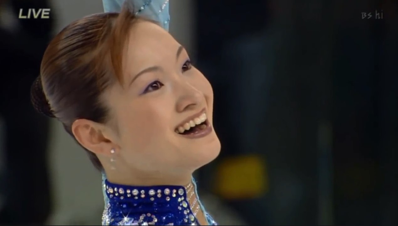 荒川静香　　金メダルの演技　2006年トリノオリンピック
