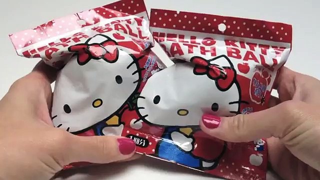 Hello Kitty Bath Ball Powder Soap キティちゃん バスボール Bath Bomb Sanrio Toys バスボール Surprise Eggs