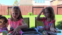 FROZEN ELSA AND ANNA SURPRISE LUNCH BOX WITH BABY ALIVE DOLL AND SURPRISE EGGS