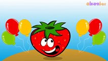 Fruits Cartoons Animation Singing Finger Family Nursery Rhymes for Preschool Childrens Song