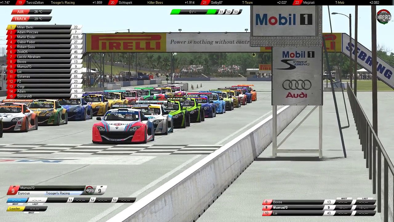 HRF1RT Megane Sebring Race 1&2