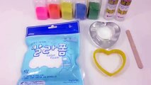 Learn Colors Slime Orbeez Water BallColors Glitter Slime Heart Icecream Clay