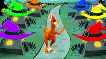 3D Dinosaurs Halloween Colors Songs for Children | T-Rex Dinosaurs Colors for kids