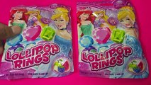 Princess Disney Lollipops Candy Rings
