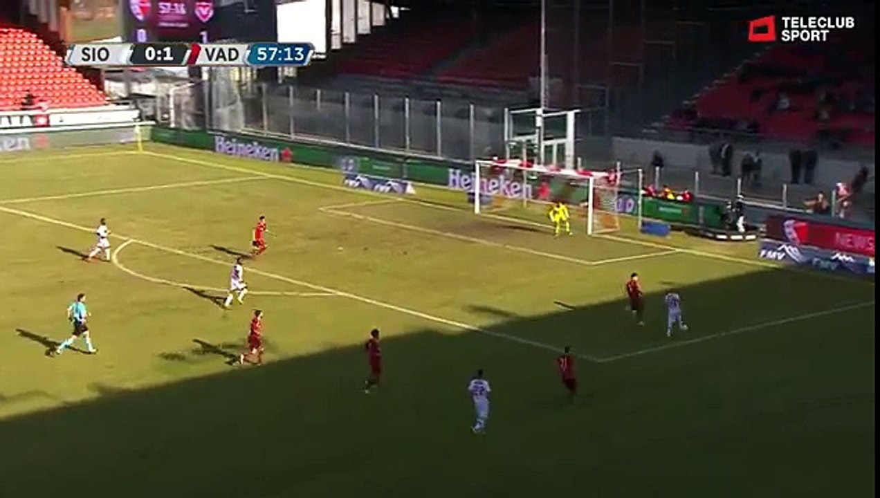 FC Sion 1:1 FC Vaduz (Swiss Super League 12 February 2017)