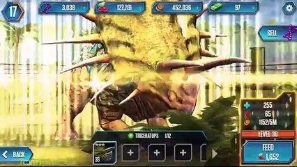 Triceratops Max Level | Jurassic World The Game