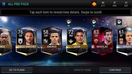 FIFA 17 ALL-PRO PACK OPENING #1 - Android iOS Gameplay