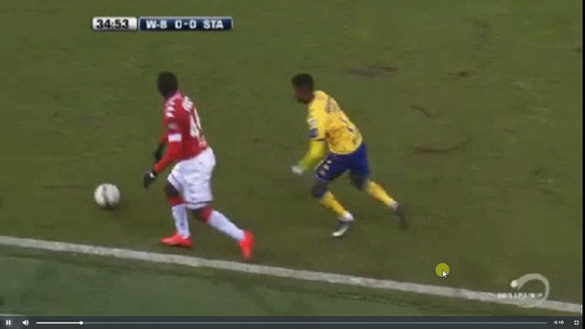 Conte Red Card - Waasland-Beveren vs Standard de Liège 0-0 12.02.2017 (HD)