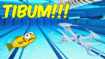 MEU DRONE CAIU NA PISCINA