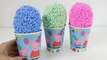 Peppa Pig Foam Clay Surprise Toys Frozen Elsa Minnie Mouse Mickey Mouse Surprise Eggs
