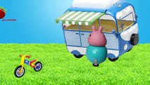 Peppa Pig Holiday Campervan Playset - Fun Play Toys , Olaf and Batman