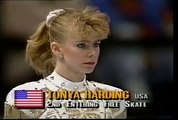 全盛期のトーニャ・ハーディング　トリプルアクセル　Tonya Harding - 1991