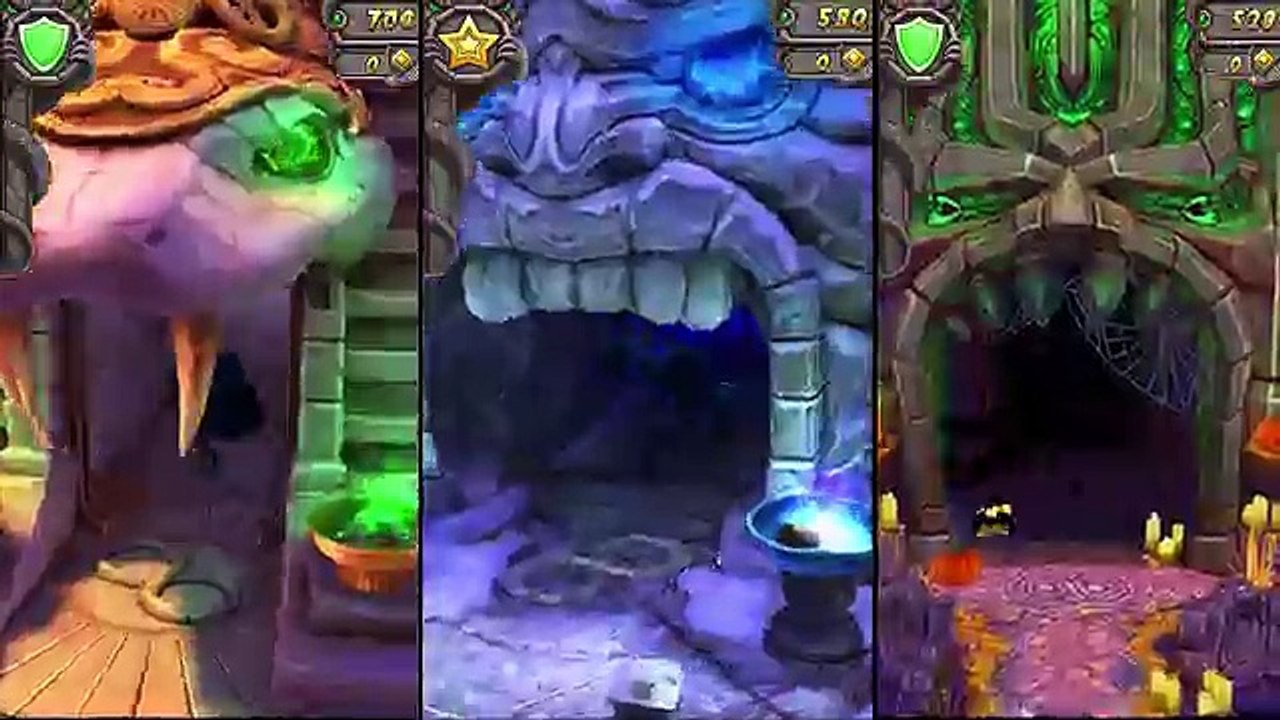 Temple Run 2 All Maps Gameplay w/ New Halloween Map Spooky Summit