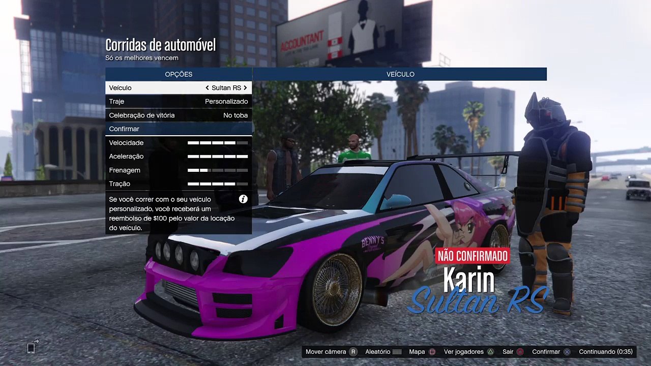 Corrida no gta 5 com roberto857 part 2