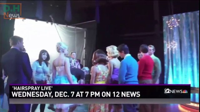 Derek Hough & Garrett Clayton talk to 12 News about Hairspray Live! and more