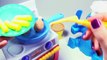 PLAY DOH Chef Cookie Monster Eats Letter Lunch Pizza From Play-Doh Meal Making Kitchen Bak