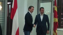 Avusturya Dışişleri Bakanı Kurz Mevkidaşı Poposki Ile Görüştü