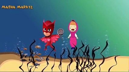 Frozen Elsa vs Spiderman Mashas Lollipop her Lollipop stolen by Bear