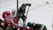 Detroit’s Gustav Nyquist stabs opponent in the face with his stick